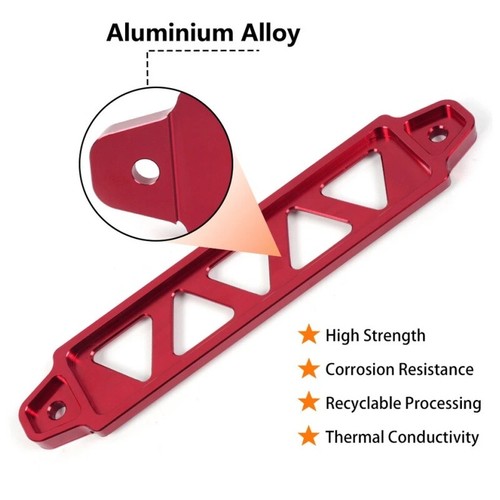 Battery Hold Down Set Aluminum Alloy Battery Tie Down Bracket with 10 inch Bolts - Bild 3 von 10