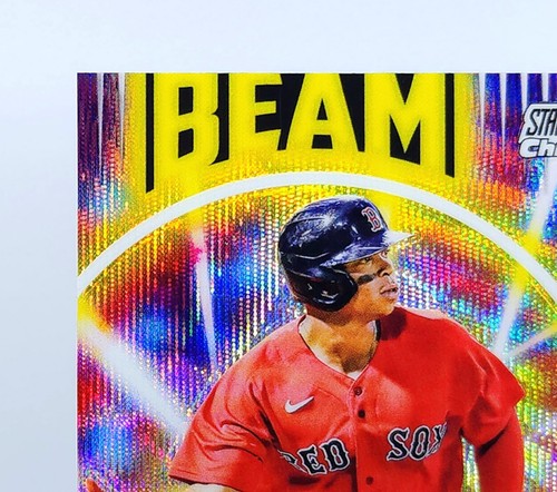 Rafael Devers 2022 Stadium Club rifrattore onda cromata SP Boston Red Sox Topps - Foto 8 di 13