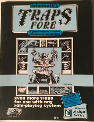 Grimtooth s Traps Fore 2nd Ed MINT Flying Buffalo AD&D D&D Generic Supplement