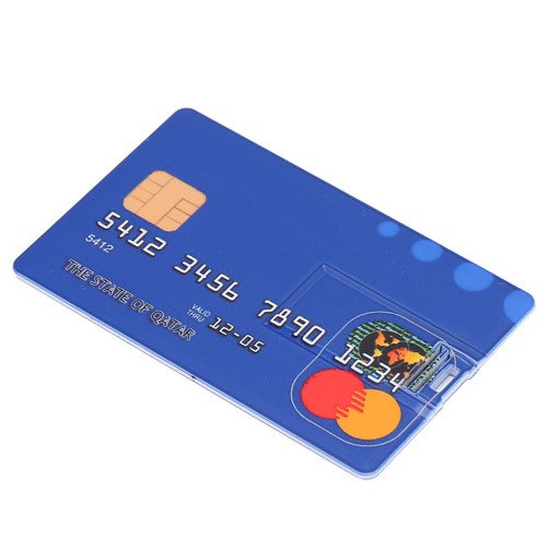 Card Shaped U Disk Simple Unique USB Flash Drive for Data Storage File - Afbeelding 8 van 12