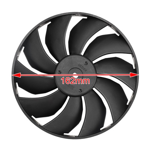 Engine Radiator Cooling Fan Blade per Kawasaki Ninja ZX-6R ZX-10R 2007-2011 Y1 Y - Foto 2 di 11