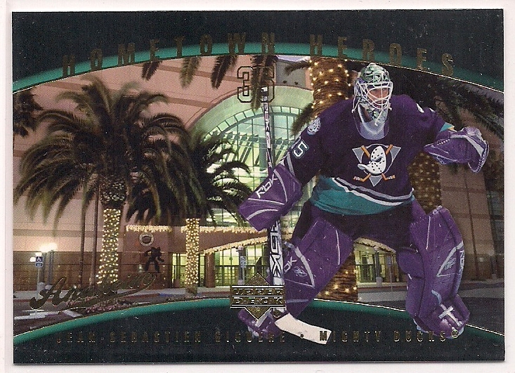 2005-06 Upper Deck Hometown Heroes Jean-Sebastien Giguere Insert Card No. HH21