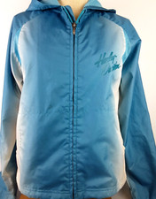Harley Davidson Ladies Blue Windbreaker Zippered Jacket Size S             (B13)