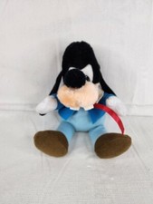 Vintage Walt Disney Mickey's Christmas Carol Plush Character Goofy Blue 7"