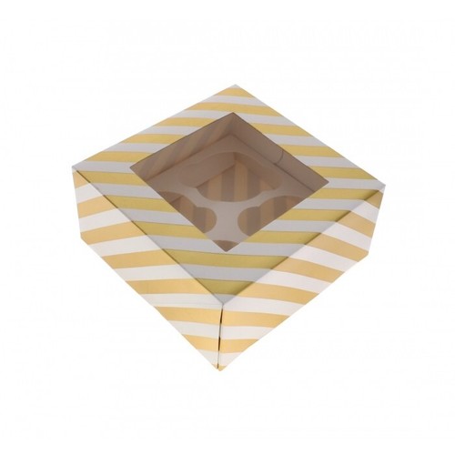 3 PACK Cupcake Box Clear Window Treat Box Wedding Party Birthday 15.8 X 7.6CM - Picture 2 of 6