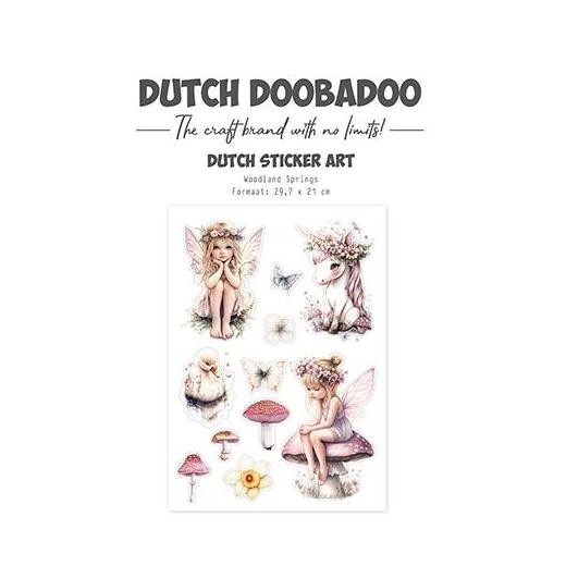 Dutch Doobadoo Transparent Stickers - Woodland Springs 491.201.005