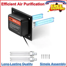 VEVOR HVAC Air Purifier Whole House, 18W 7inch, UV UVC Light in Duct For Ac Duct