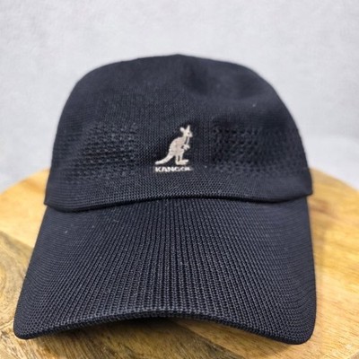Vintage KANGOL Tropic Ventair Spacecap Size XXL Adult Unisex Black Fitted