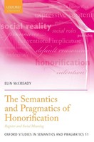 Elin Mccready | Semantics And Pragmatics Of Honorification | Buch | Englisch