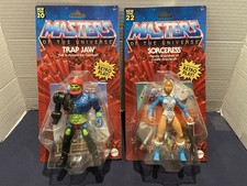 2 Masters Of The Universe MOTU Origins Trap-Jaw 2020 & Sorceress 20 Mattel MOSC
