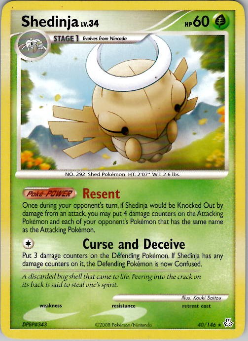 Shedinja Legends Awakened 40/146 Normal LP/NM