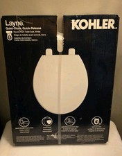 Kohler Layne Quiet Close Quick Release Round Front Toilet Seat 42.2cm x 36 cm