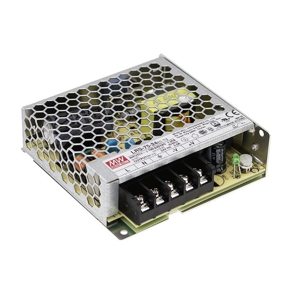 Netzteil 5V 14A 70 Watt Einbauversion Niedrige BauhöHe LRS-75-5 Mw Mean Well-image