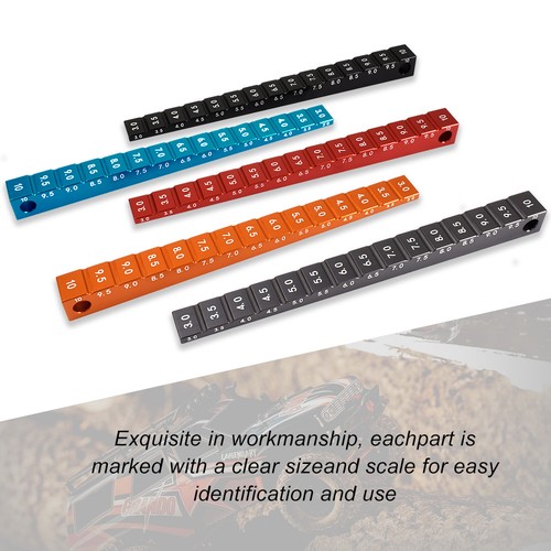 9IMOD RC Car Height Ruler Tool Chassis Droop Gauge 3-10MM For 1/10 RC Drift Car - Picture 21 of 28