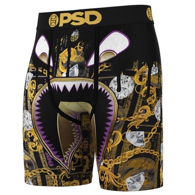 PSD Men's Premium Boxer Briefs 3-Pack Money Graphic Multicolor Size S