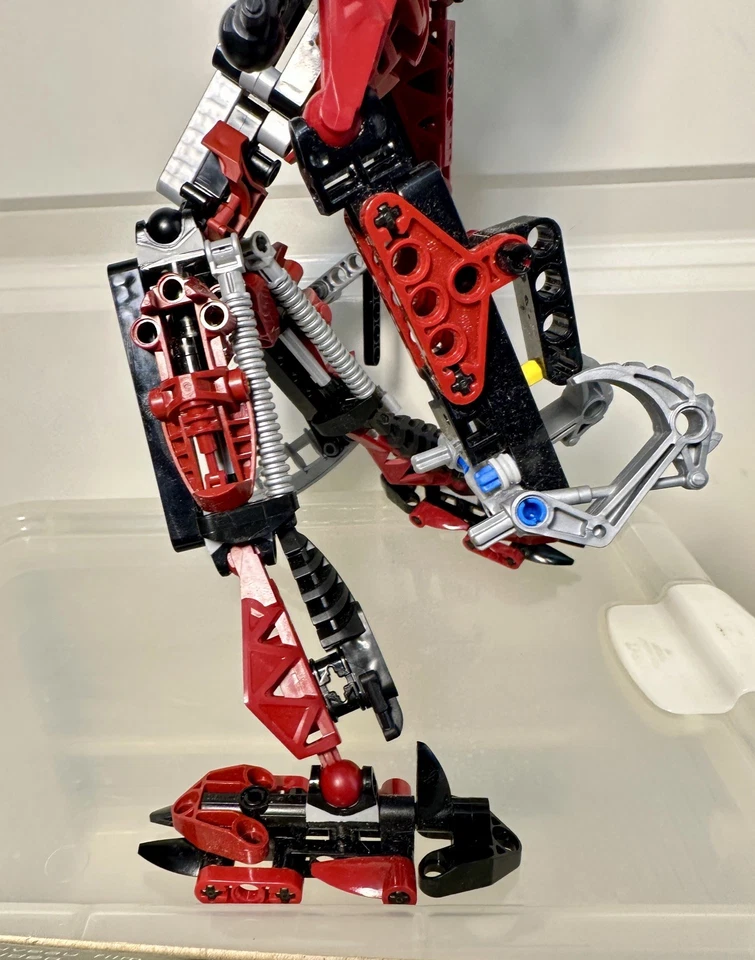 Lego 8756 Bionicle Сидорак Фигурка 2004 w Коробка Без Инструкций  - Изображение 3 из 4