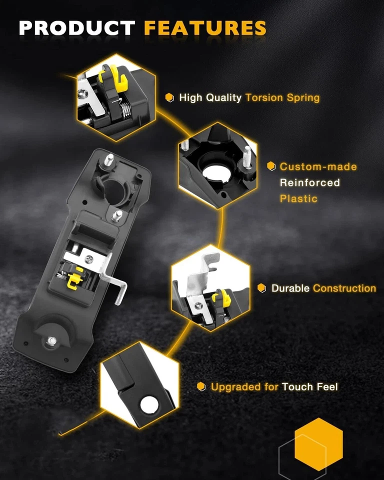 Exterior Sliding Rear Left Door Handle For 13-21 Nissan NV200 Chevy City Express Foto 3 de 4