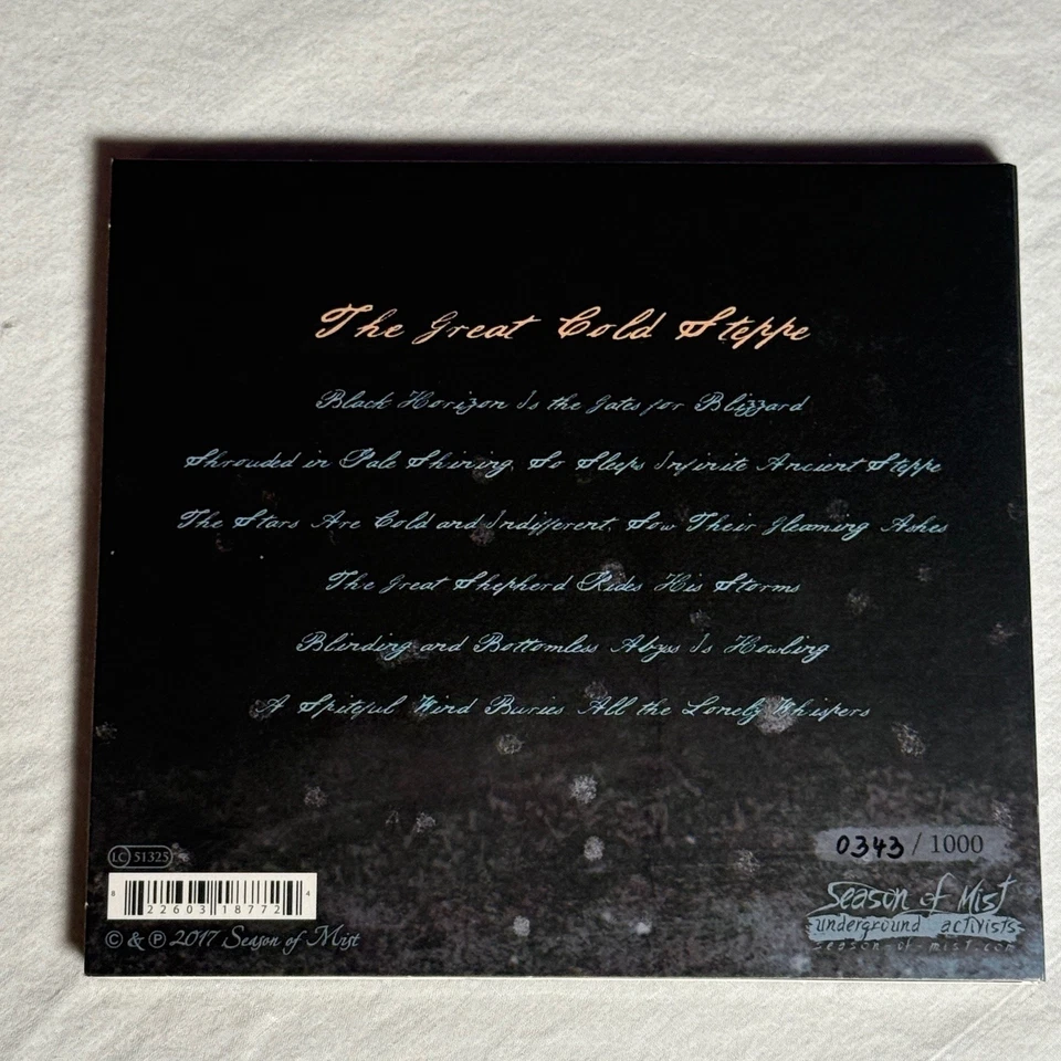 Windswept The Great Cold Steppe CD 2017 Limited Edition 0343/1000 - Image 2 of 3