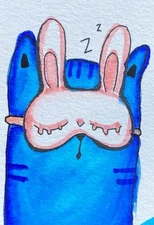 ACEO Original Mixed Media Painting Art