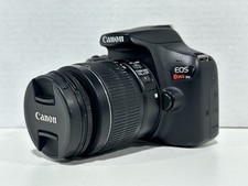 Canon EOS Rebel T6 18.0 MP Digital SLR Camera with 18-55mm Lens No Battery Read