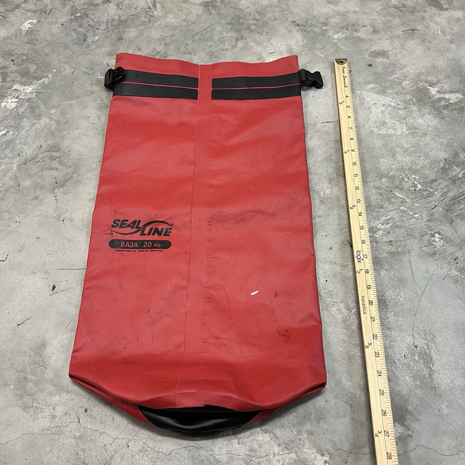 SealLine Baja 20 HD Dry Bag - Seal Line Scuba Kayaking, Canoeing Red