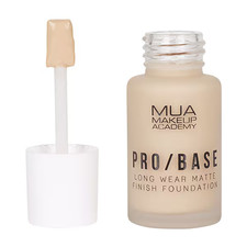 MUA Pro Base Long Wear Matte Finish Foundation Shade 130 Full Size 30ml Sealed