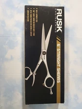 Rusk 6 Inch Straight Shears  japanese steel 360 swivel