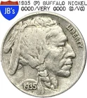 1935 (P) Buffalo Nickel 5c - Good/Very Good (G/VG)