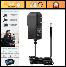 Power Adapter for Yealink SIP Cordless Desk Phones, 5V 0.6A Power Supply