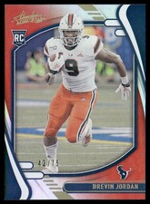 2021 Panini Absolute - Signature Rookies Spectrum Orange #171 Brevin Jordan