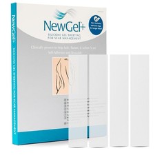 Medical-Grade Silicone Scar Strips 1"x6" - 4 Count for Old  New Scars, Burns, K