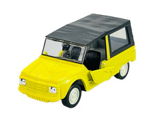 WELLY OLD TIMER 1968 CITROEN MEHARI GELB 1:34 DIE CAST METAL MODEL NEU KASTEN