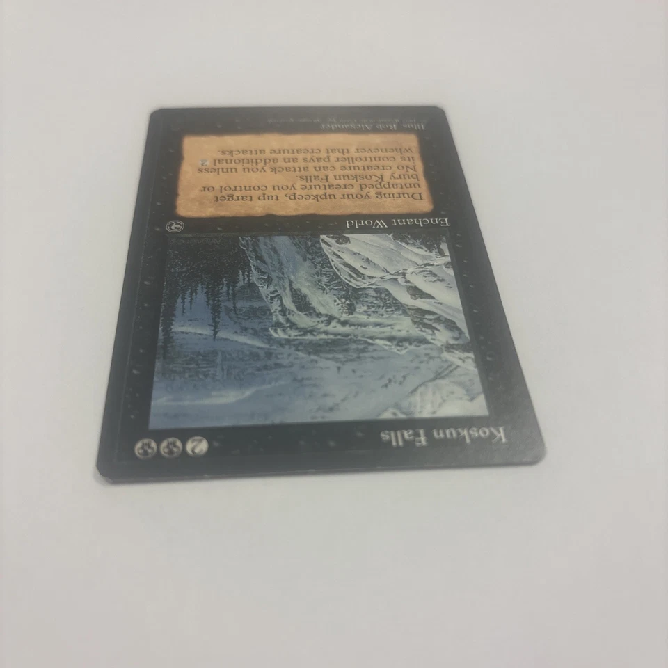 Koskun Falls LP MTG Homelands Rare Enchant World Rob Alexander Stop Attacks - Image 4 of 4