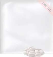 100 Silk Pocket Squares for Men, 11"x11" Solid Color Suit Mens...