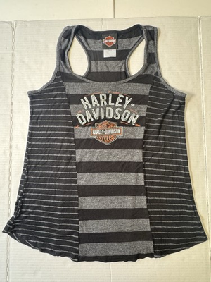 #ad #ad Pre Owned Good Harley Davidson Arbor Vitae Wisconsin Tank Top Printed Women Sz S $18.47