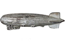1920's AC Williams Graf Zeppelin Cast Iron Bank