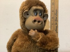 Vintage 1980s Russ Berrie Rutherford III 10  Monkey- Sucks Thumb Picks Nose Ears