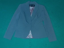 Apostrophe 2 Piece Suit: One Button Stretch Jacket, Skirt NEW