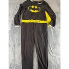 DC Comics Batman One Piece Pajamas Costume Adult Large Cape Halloween