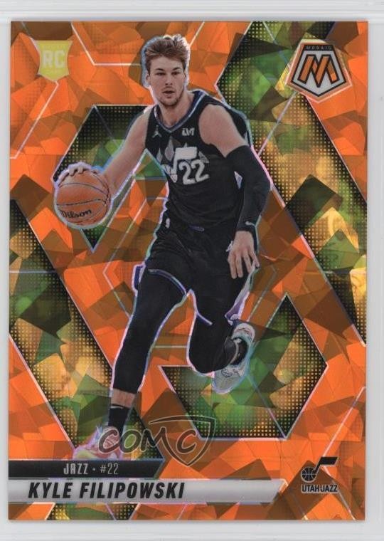 2024-25 Panini Mosaic Rookies Orange Ice Prizm 35/49 Kyle Filipowski #231 1p0q