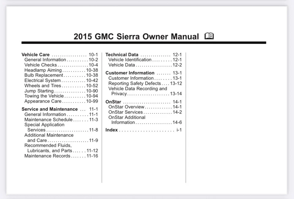GMC SIERRA 2015 manual del propietario SLT SLE Z71 WT 1500 2500 HD 3500 HD 4X4 2x4 Foto 4 de 4