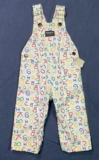 Vintage 80s OshKosh B'Gosh Overalls 18-24 month Made in USA Cotton New Old Stock