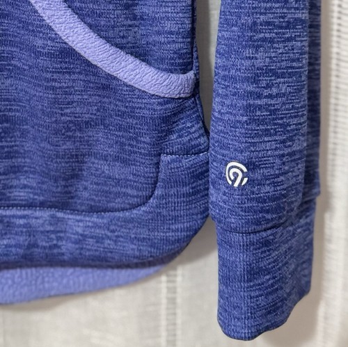 NEW 9C Champion Super Soft Fleece Hoodie Sweatshirt Girls L Purple Blue - Picture 7 of 22