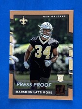 2017 Donruss Press Proof Bronze #386 Marshon Lattimore RC Saints