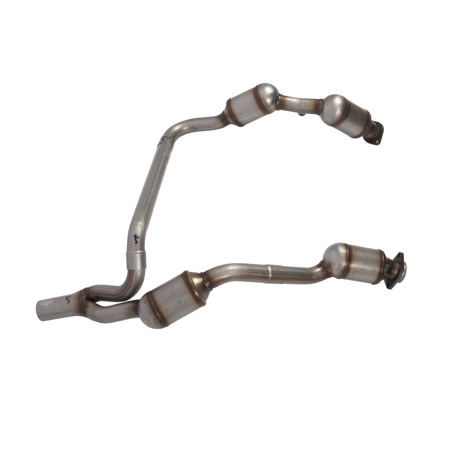 Y Pipe Front Catalytic Converter For 2007 2008 2009 Jeep Wrangler JK 3.8L Engine