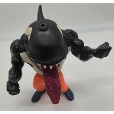 VINTAGE 1995 STREET SHARKS MOBY LICK ACTION FIGURE STREET WISE DESIGN FIGURE