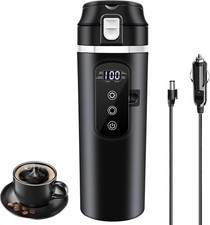 Auto Camping Reise Wasserkocher 12V 24V 400ml KFZ Edelstahl Elektrisch Teekocher