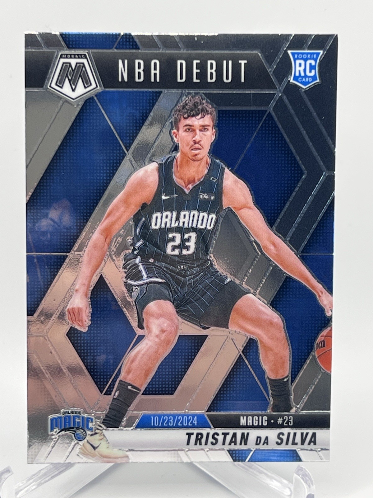 2024-25 Panini Mosaic Tristan Da Silva Rookie NBA Debut No. 266