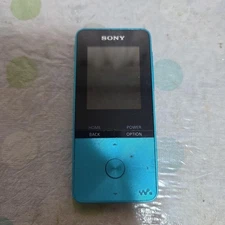 Sony NW-S315 Blue Digital Audio Player NW-E353 Tested Works Fine Japan