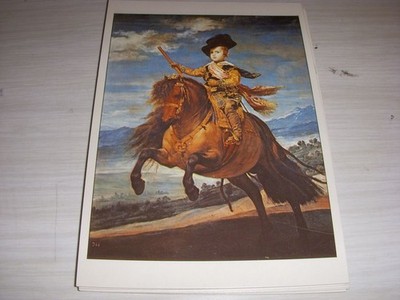 CP PAINTING VELASQUEZ - EQUESTRIAN PORTRAIT PRINCE BALTASAR CARLOS - 1634